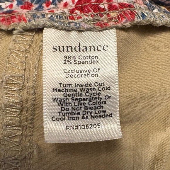 Sundance Camouflage and Pink Floral Ankle Pants - Picture 7 of 7